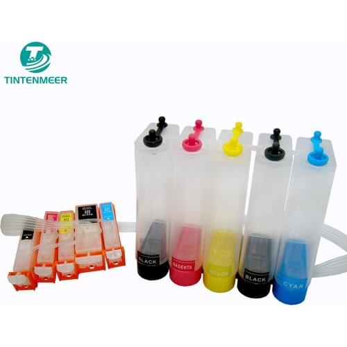 TINTENMEER refillable cartridge 5 color set 564 compatible for hp photosmart for hpC309a for hpC309g for hpC410a for hp7510
