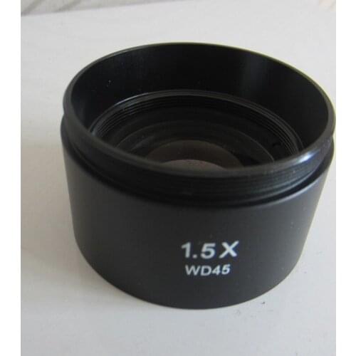 1.5X Auxiliary Attachment Objective Lens for Stereo Microscope Components Parts Accessories