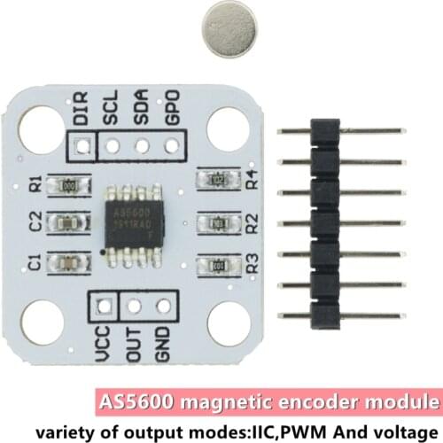 1pcs AS5600 magnetic encoder magnetic induction angle measurement sensor module 12bit high precision