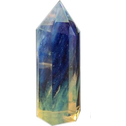 1pc Clear Crystal Point Tower Smelting Healing Energy Stone Specimen High Quality Home Ornaments Decoration Crafts Gift