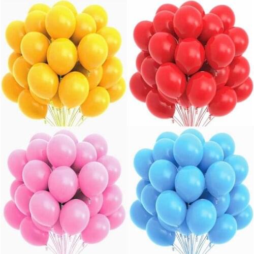 10/20pcs 12inch 2.2g Matte Latex Balloons Happy Birthday Party Wedding Christmas Decorations Ballon Baby Shower New Year Globos