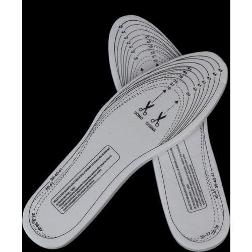 4pcs=2Pairs White Comfortable Thin Insole Breathable Sweat Absorbing Shock Sport Shoes Pads