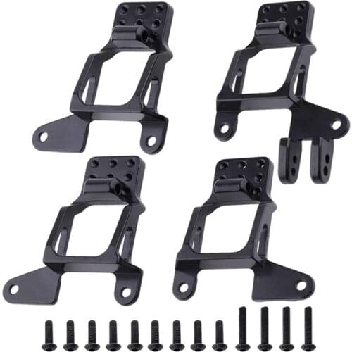 Aluminum Front & Rear Shock Tower Hoops Bracket Shock Absorbers Mount For 1/10 RC TRAXXAS TRX-4 TRX4 RC Crawler Car