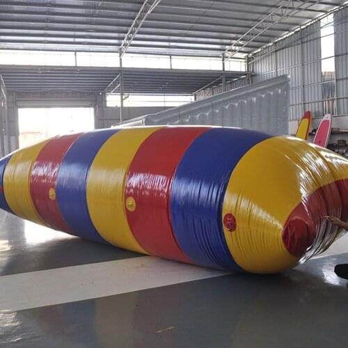 Free Shipping,Free Pump!12x2m 0.9mm PVC Tarpaulin Inflatable Water Jumping Pillow / Inflatable Water Catapult Blob For Sale