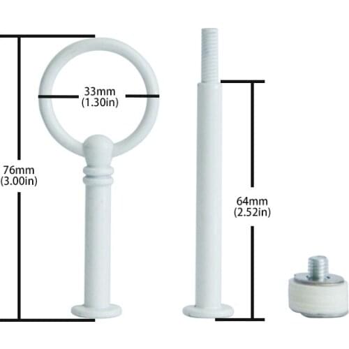 Gold Silver 2-Tier Mini Round Cake Cupcake Plate Stand Display Holder Handle Fittings