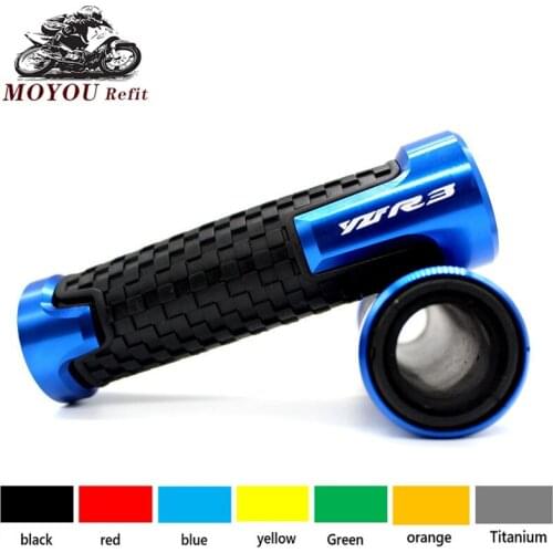 For YAMAHA YZF-R3 YZFR3 YZF R3 Motorcycle Accessories 7/8" 22mm Handlebar Grips Handle Grip Protector Handle bar