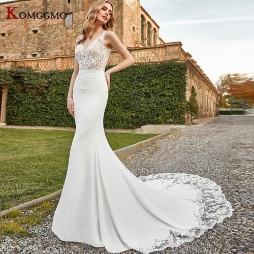 Elegant Chapel Train Embroidery Appliques Tulle Sleeveless Bridal Gown High-End Backless Sweetheart Neck Mermaid Wedding Dress