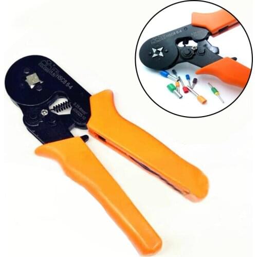 HSC8 6-4 0.25-6mm 23-10AWG Auto Adjustable Hexagon Tube Termina Crimping Pliers Crimp Hand Tools