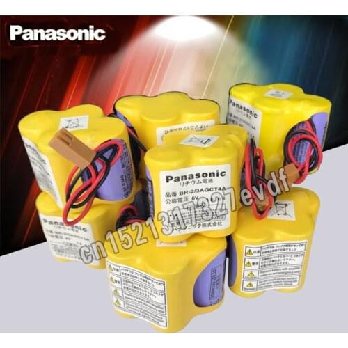 Panasonic Original 10pcs/lot BR-2/3AGCT4A 6v battery PLC BR-2/3AGCT4A lithium-ion batteries with Brown belt hook plug