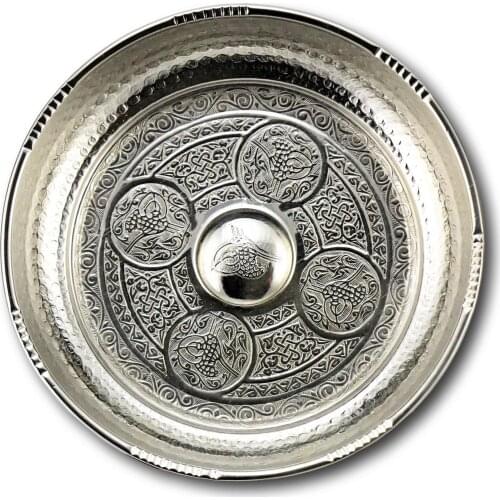 Morya Copper Turkish 2baths Bowl Luxory Bathroom Accessories Elegant Decorative Hammared Handmade Decor Vintage 20 cm