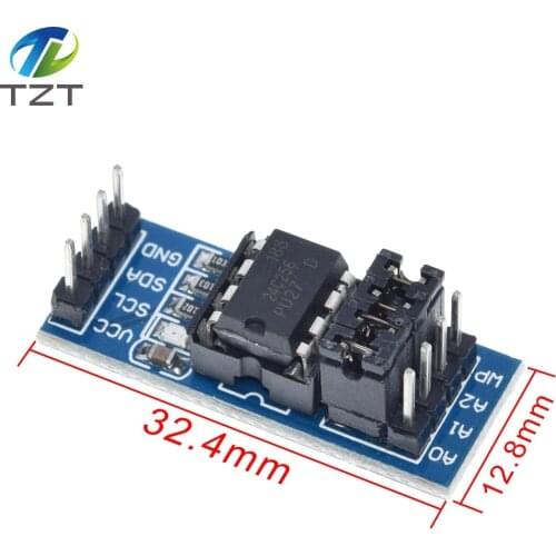 TZT New AT24C256 24C256 I2C interface EEPROM Memory Module for arduino