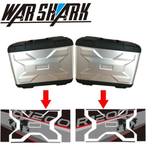 Motorcycle Saddlebag Side box Decoration Stickers Decals Protective sticker For BMW R1200GS R 1200 GS R1200GS/ADV LC 2013 2016