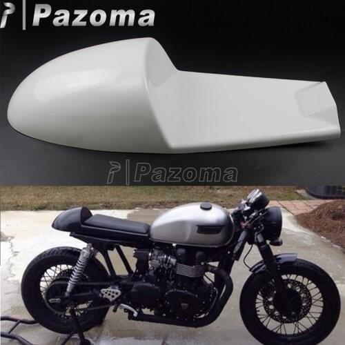 Motorcycle Cafe Racer Seat Custom Vintage Hump Saddle Flat pan Retro Seat For BMW DUCATI Honda Kawasaki Suzuki Yamaha Triumph