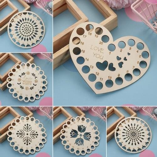 Wood Embroidery Floss Organizer Cross Stitch Thread Holder Storage Tool Cross Stitch Thread Finishing Tool Sewing Accessorie