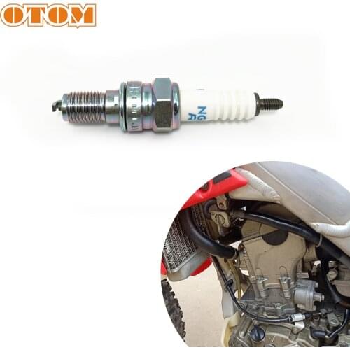 OTOM Motorcycle Spark Plug NGK Carburetor Version Off-Road Motocross Ignition Sparking Plugs For HONDA CRF CRF250X CRF250R 05-09