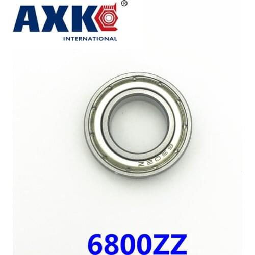 Axk 6800zz Bearing Abec-1 (10pcs) 10*19*5 Mm Metric Thin Section 6800 Zz Ball Bearings 6800z 61800 Zz