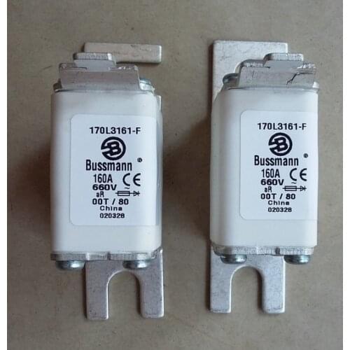 Fuses: 170L3158 80A 660V / 170L3161-F 170L3161 160A 660V / 170L4278 200A 660V aR