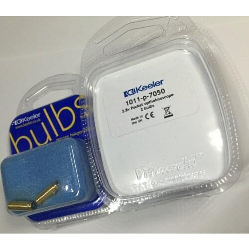 Direct Ophthalmoscope Bulbs 1011-P-7050 (2.8v) Pocket Ophthalmoscope Bulb
