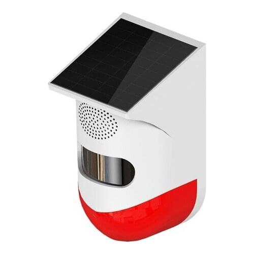 Remote Control Solar Sensor Outdoor Anti-theft Alarm Breeding Orchard Farm, Infrared Independent Alarm Light