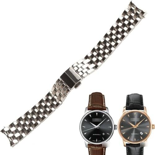 WENTULA watchbands for MIDO M8600 m8690 M8605/8690/8607 stainless steel solid band man 22MM 20MM