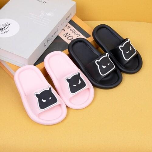 2021 New Cartoon Childrens Slippers Summer Indoor Shoes New Baby Flip Flops Home Comfort Boy / Girl Slipper Soft Sole