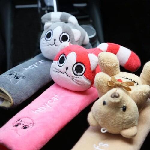 1Pcs Auto Car Seat Belt Pads Universal Car Seat Shoulder Strap Pad Cushion Cover Car Belt Protector Safety Belt Cover Accessoies