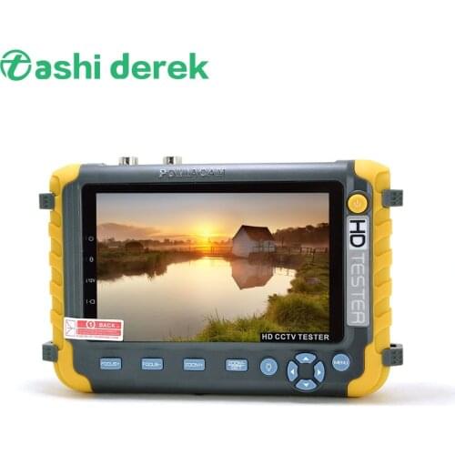 Vga/Hdmi Input Camera Tester,Cctv Monitor,8mp Cctv Monitor with 5inch Screen,Ahd Cvi Tvi Cvbs HD Coxial Cameras UTP Cable Test