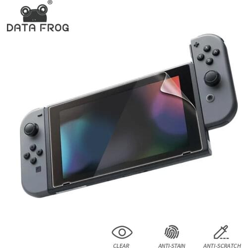DATA FROG Screen Protectos Anti-Scratch Protective Cover For Nintendo Switch NS LCD Screen Protection Skin For Nintend Switch