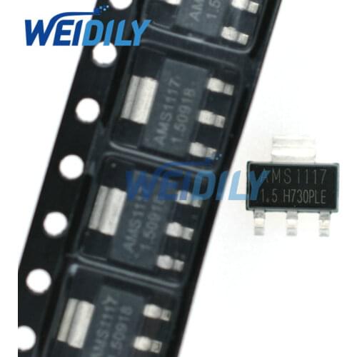 20PCS/Lot AMS1117-1.5 LM1117-1.5 AMS1117 SMD Chip SOT-223 New Original Wholesale