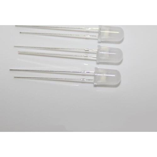 1000PCS/1LOT F3/F5 3mm 5mm White glue to red yellow blue green white Foggy round head 2Pin light-emitting diode LED Lamp beads