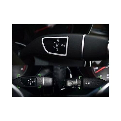 15-16 for Mercedes Benz GLC X205 Aluminum Console Gear Shift Knob Cover Trim 2ps