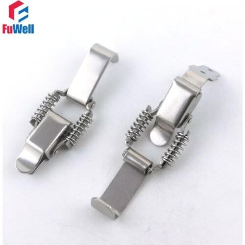 4pcs R009 Spring Loaded Toggle Latch Hasps Catch Metal Case Cabinet Box Buckle