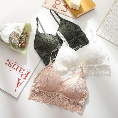 Women Push Up Bras Bralette Underwear Sexy Seamless Brassiere Female Floral Lace Bra Lingeries