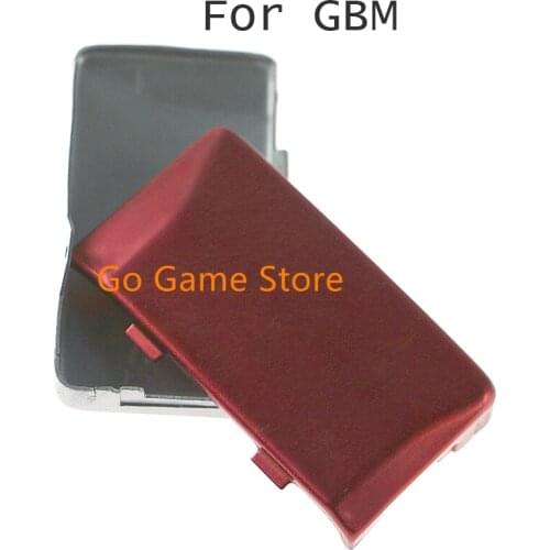 For GBM Battery Case Silver Black Red For Gameboy Micro Battery Door Cover with screw screwdriver