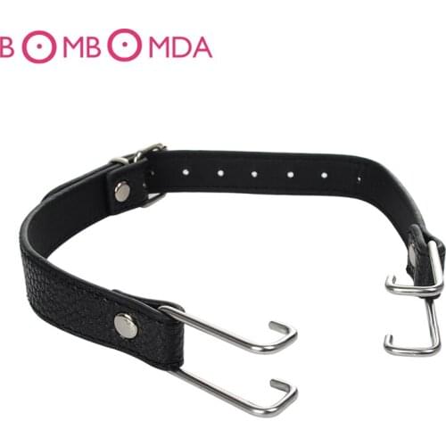 Black Leather bondage scrotum,male and female sex slaves chastity device,alternative stimulus fun adult toys,penis sleeve,sexoO3