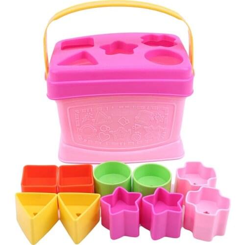 Baby Building Blocks Porous Plastic Box Shape Matching Porous Bricks Early learning Educational training Toys for children