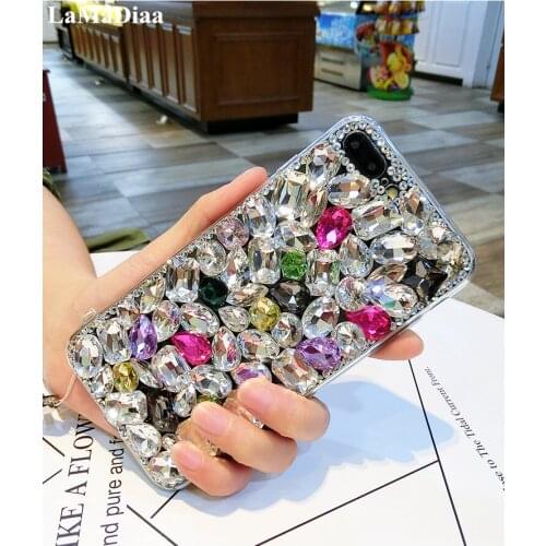 Phone Cases For Huawei P40 P20 P30 PLUS LiTE Mate10 20 30 Pro Lite Luxury 3D Bling Crystal Diamond Top Quality Phone Cover
