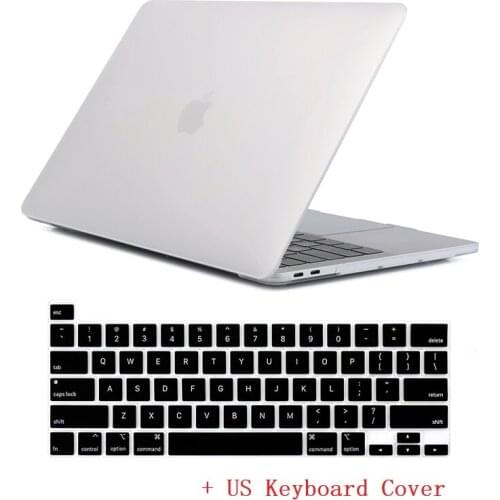 For New MacBook Pro 16 Case 2019 Release A2142 Laptop Bag Case for Mac Book Pro 16" with Touch ID Touch Bar + US Keyboard Cover