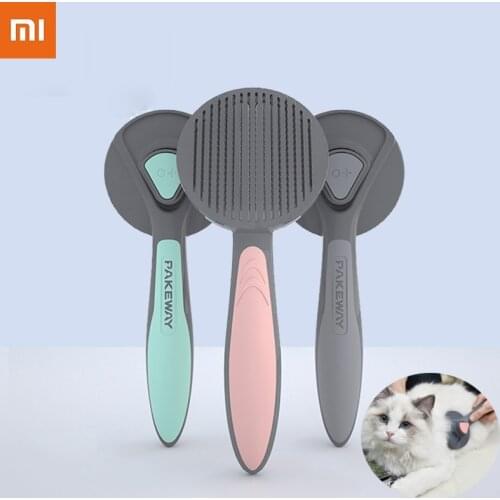 New Xiaomi Pets Hair Fur Removal Needle Comb For Dogs Cats Puppy Comb Cleaning Brush Grooming Tools Ergonomic Pet Supplies