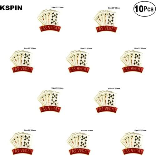 Las Vegas Lapel Pin Flag badge Brooch Pins Badges 10Pcs a Lot