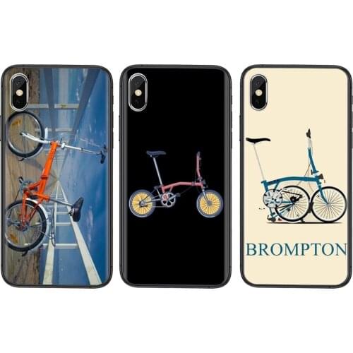 Less Expensive For Huawei P50 P Smart 2021 P40 Lite E P 40 P40Lite P40 Pro 2019 2020 Brompton Folding Bike Art Black Funda