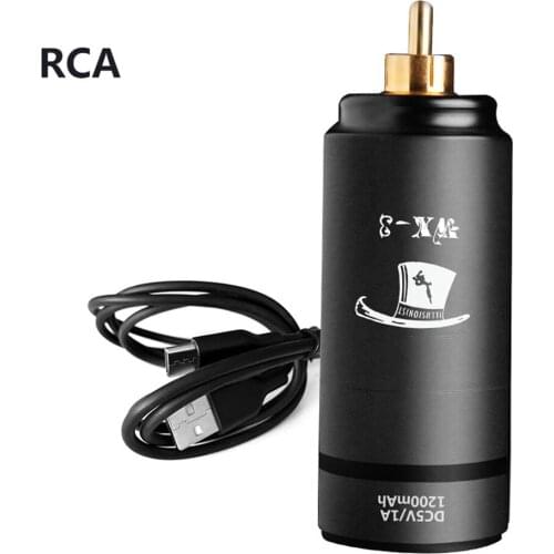 New 1200mAh Mini Wireless Portable Tattoo Power Supply Mobile Motor Machine Tattoo Equipment