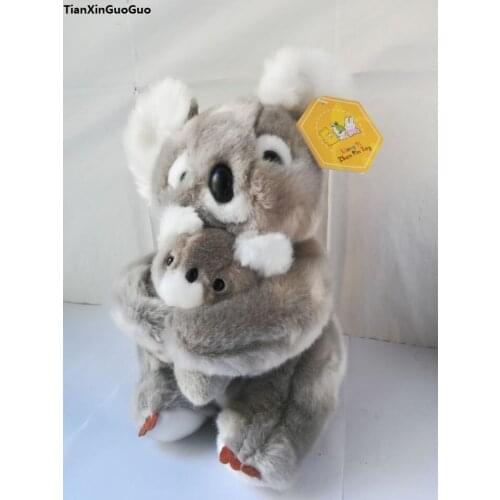 New style gray koala plush toy about 28cm cartoon koala hug baby soft doll throw pillow toy birthday gift b2738