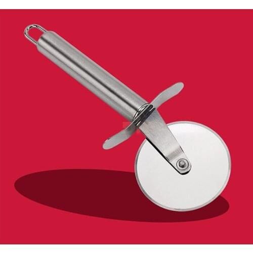Stainless Steel Pizza Cutter Wheel Pizza Knife Cake Tools Pizza Wheels Scissors Pastry Cutter Food Grade Material Pizza Tools