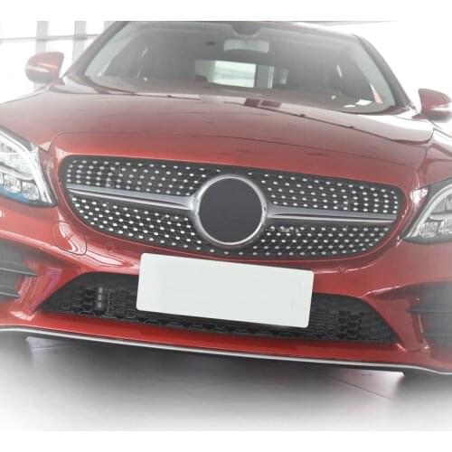 Front Bumper Abs Chromium Lip Chrome Trim for mercedes benz W205 2019 2020