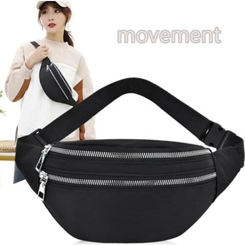 Women Waist Bag Men Fanny Pack Female Banana Bag Hip Bum Money Pouch Ladies Fashion Travel Shoulder Purse Belly Pocket