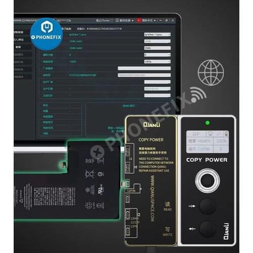 QIANLI Copy Power Battery Flex Cable Data Copy for iPhone 11 11PRO 12PROMAX Non-Genuine Battery Warning Pop Ups Corrector