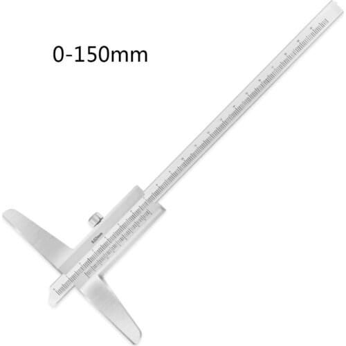H7JB 300mm 11.81'' Caliper Micrometer Depth Vernier Caliper 0.02mm Resolution Measuring Tool for Household DIY