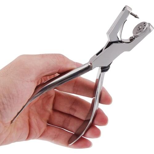 Dental Dam Hole Puncher Set Puncher Pliers for Dentist Perforator Rubber Orthodontic Tools Dam Clip