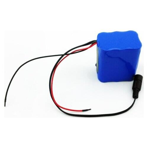 Super 12V 5000mA 18650 Rechargeable Lithium Battery pack For CCTV Camera